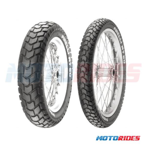 Combo de pneus Pirelli MT 60 90/90-21 + 140/80-17